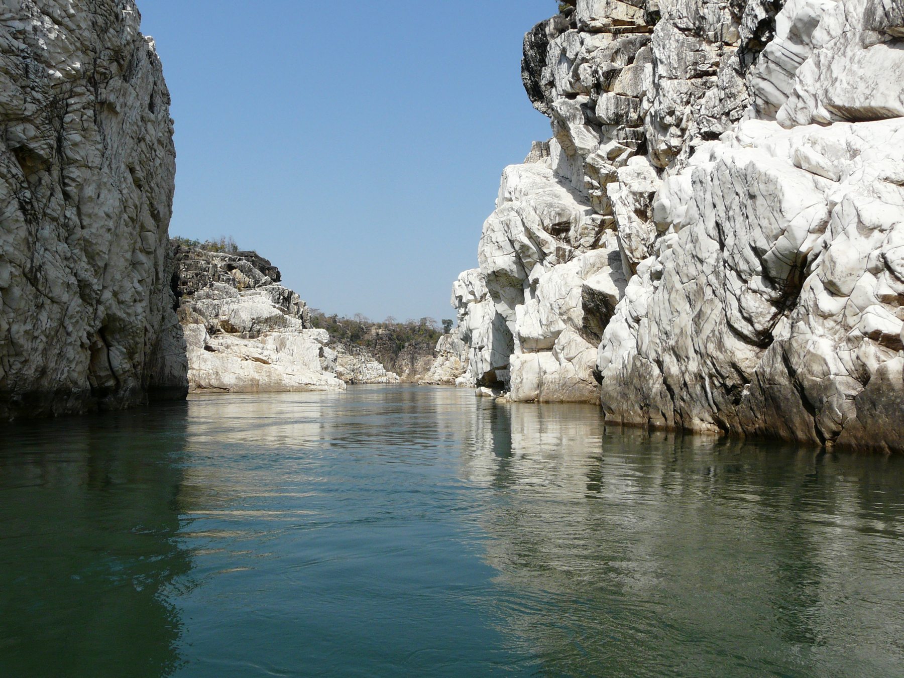 gorges de marbre à Jabalpur, étape du jour 2